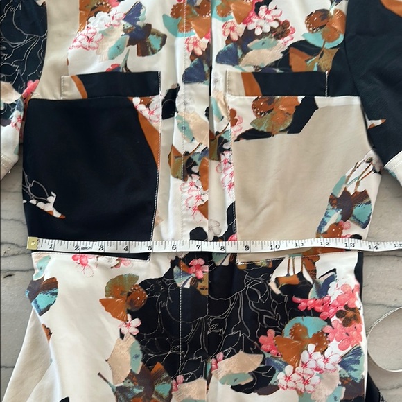 3.1 Phillip Lim Black and Cream Floral Dress - Picture 5 of 11
